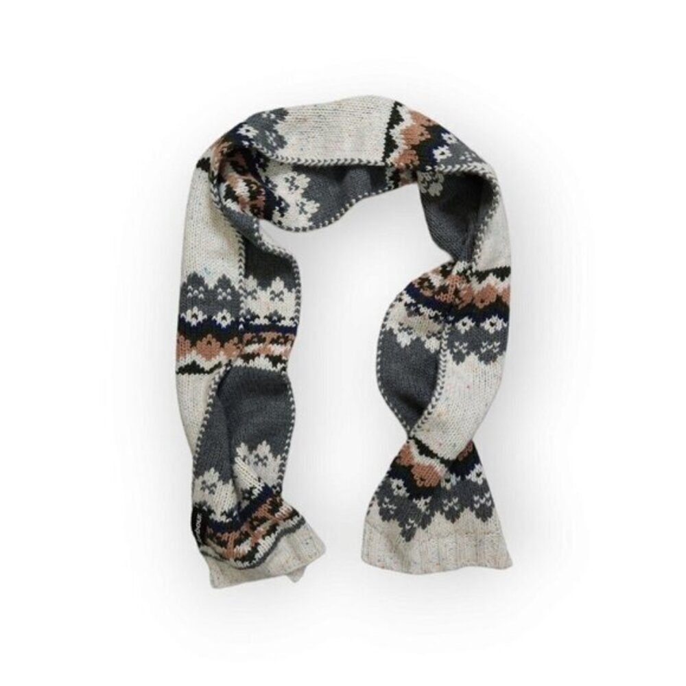 Barbour‎ Thick Chunky Knit Scarf Wool Blend?